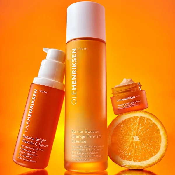 OLEHENRIKSEN Barrier Booster Orange Ferment Essence – Lotion Visage à La Vitamine C pas cher 7