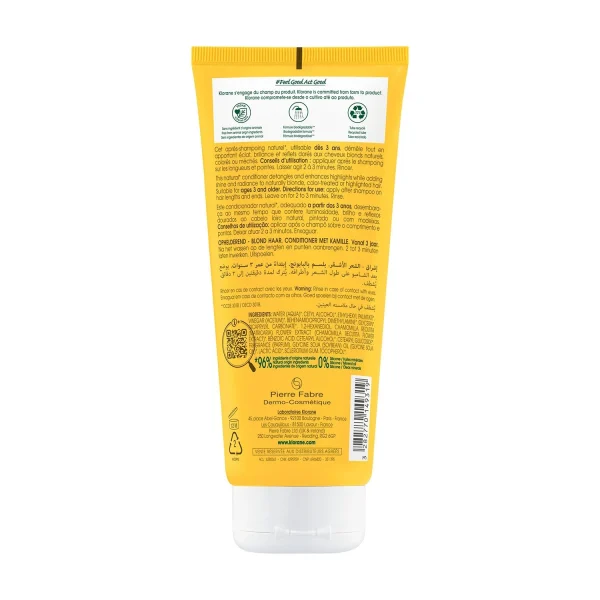 magasin pas cher Klorane Capillaire – Après-Shampoing A La Camomille – Illumine – Cheveux Blonds 3