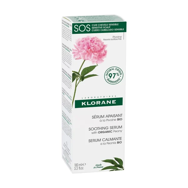 Klorane Capillaire – Sérum SOS Apaisant à La Pivoine BIO – Cuir Chevelu Sensible vente à bas prix 3