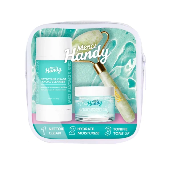 luxe soldes Merci Handy Kit Holiday Trippy Beauty – Coffret Soin Visage 3