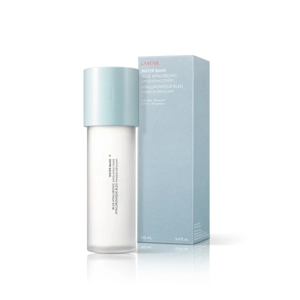 marques pas cher LANEIGE Water Bank Blue Hyaluronic Exfoliating Toner – Lotion Tonique 4