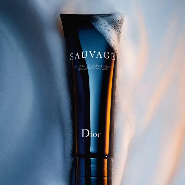DIOR Sauvage – Nettoyant Et Masque Visage 2-En-1 – Nettoie Et Purifie Nouvelle Collection 3