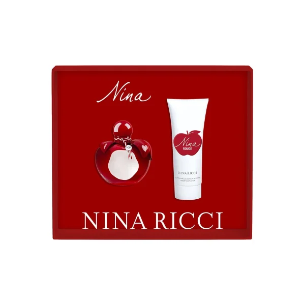 boutique Nina Ricci Nina Rouge – Coffret Eau De Toilette + Lotion Pour Le Corps 3