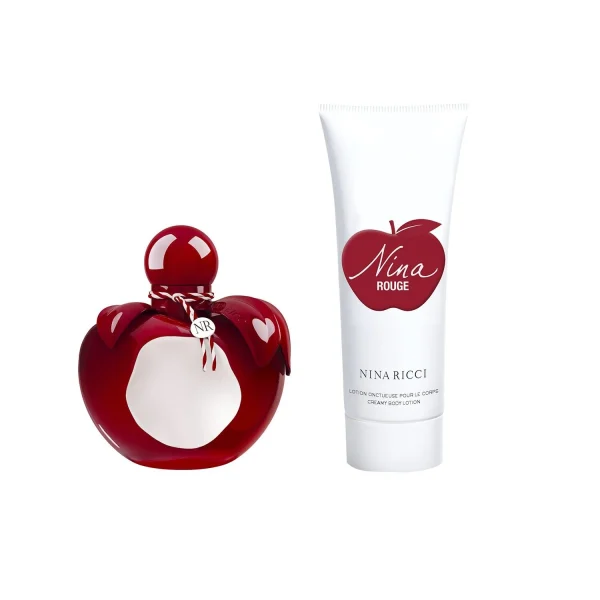 boutique Nina Ricci Nina Rouge – Coffret Eau De Toilette + Lotion Pour Le Corps 4