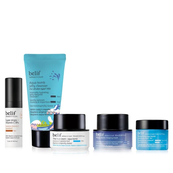 grande marque pas cher Belif Hydration Game Start – Coffret Soins Visage 4
