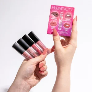 magasin pour Huda Beauty The Lip Squad – Coffret De Rouges à Lèvres Liquides 11
