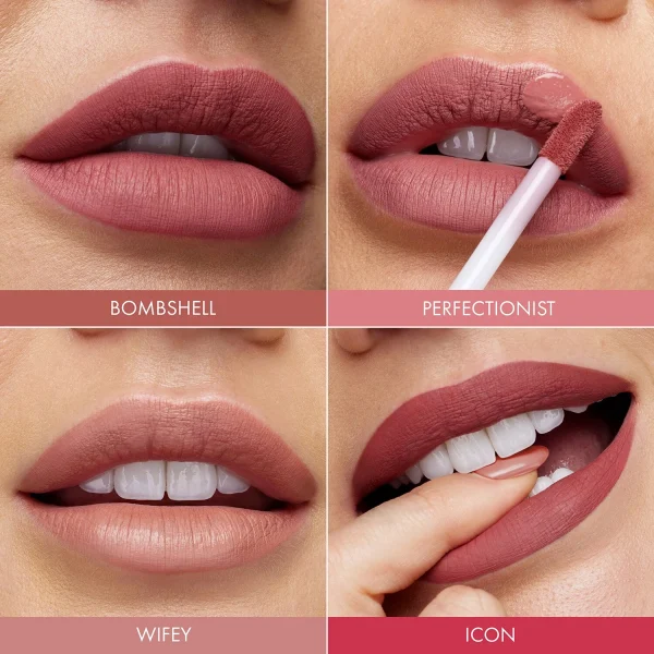 magasin pour Huda Beauty The Lip Squad – Coffret De Rouges à Lèvres Liquides 5