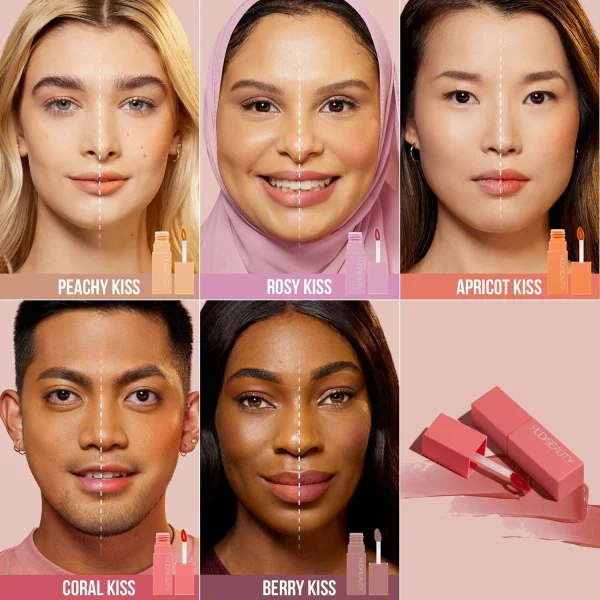 Huda Beauty Lip Blush Creamy Lip & Cheek Stain – Liquide Teinté Pour Lèvres Et Joues vente chaude 3