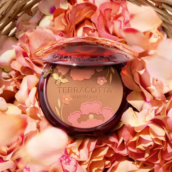 outlet soldes Guerlain Terracotta Flower Blossom – La Poudre éclat Bonne Mine Naturelle 3