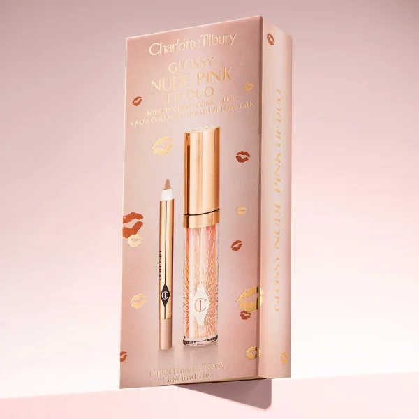 france Charlotte Tilbury Glossy Pink – Duo De Gloss Pour Les Lèvres 3