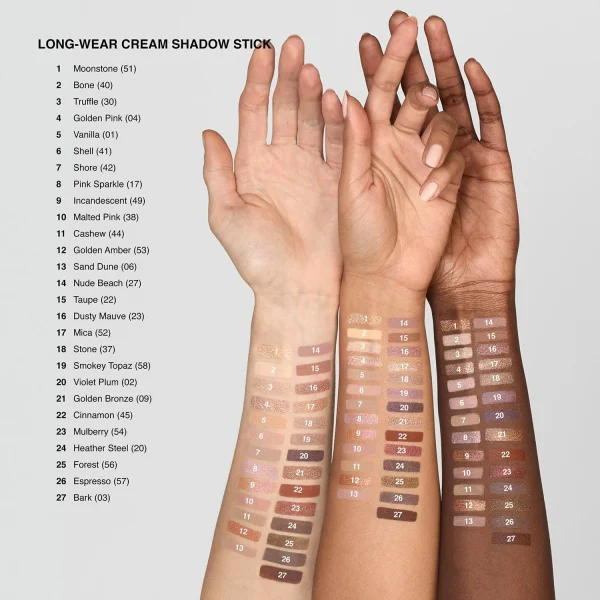 Couleurs variées Bobbi Brown Long Wear Cream Shadow Stick – Stick Ombre à Paupières 5